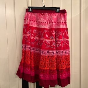 Y2K vintage midi skirt